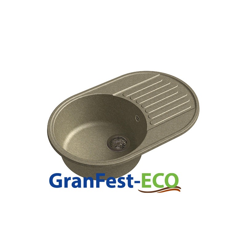 Фото Мойка Granfest eco-18 (ГР 740х480хh200) (шир.ящ.min 720) без сифона от производителя Granfest в Джанкое по цене 4 050 ₽