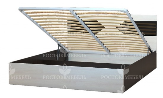 Фото Кровать двуспальная Ника-1 КД-2.9 (СМ 160х200) с подъемным механизмом от производителя Росток в Джанкое по цене 26 360 ₽