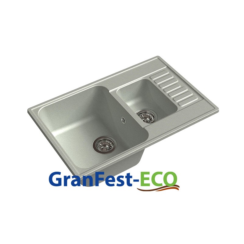 Фото Мойка Granfest eco-21К (ГР 740х480хh200) (шир.ящ.min 720) без сифона от производителя Granfest в Джанкое по цене 4 100 ₽