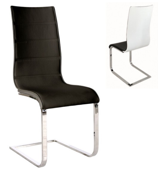 Стул Signal H668 ( Обивка стула:экокожа , хром, черный-белый (Signal) ) Стул Signal H668 ( Обивка стула:экокожа , хром, черный-белый (Signal) )