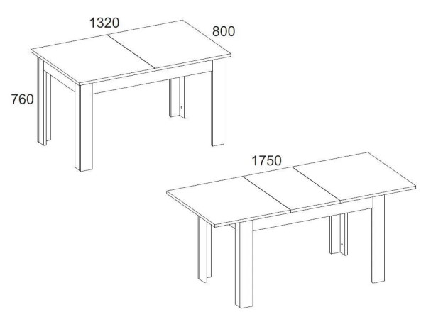 Фото Стол раздвижной Брасс (Brass) от производителя Анрэкс в Джанкое по цене 16 170 ₽