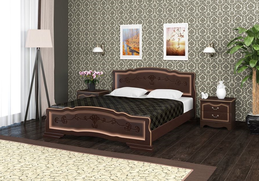 Фото Кровать односпальная Карина-6 (СМ 120х200) без основания с универсальными царгами от производителя Браво-мебель в Джанкое по цене 16 670 ₽