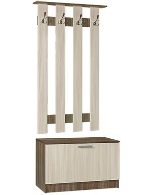 Фото Вешалка с тумбой Машенька (800) от производителя Мебель Маркет в Джанкое по цене 6 770 ₽