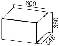Кухня Модерн NEW шкаф навесной ШГ600г (36) (серый, графит,(SV-мебель)) в Джанкое от производителя 