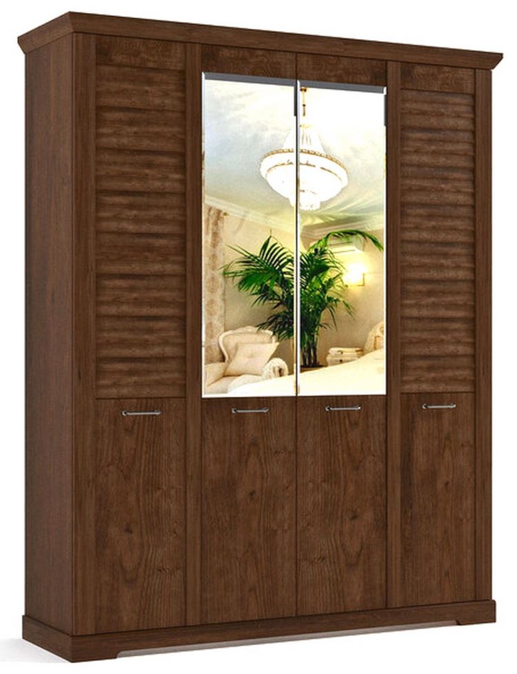 Фото Шкаф Кантри (186) четырехдверный от производителя СБК в Джанкое по цене 36 180 ₽