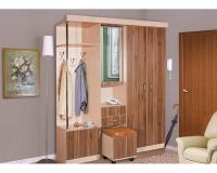 Прихожая Елена 3 (Цвет корпуса:ясень шимо светлый, цвет фасада:ясень шимо темный (Мебель Маркет) ) в Джанкое от производителя 