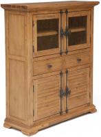 Витрина малая Avignon PRO-L05 (натуральный с патиной, натуральный с патиной (Tetchair) ) в Джанкое от производителя в интернет магазине Планета Комфорта Витрина малая Avignon PRO-L05 (натуральный с патиной, натуральный с патиной (Tetchair) ) в Джанкое от производителя