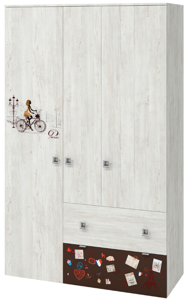 Фото Шкаф Поло (129) трехдверный от производителя Регина в Джанкое по цене 19 560 ₽