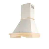 Вытяжка купольная Gretta (C) 60 (600х535хh895(1125)) (Материал Металл/Дерево , Цвет Бежевый/Неокрашено) в Джанкое от производителя 