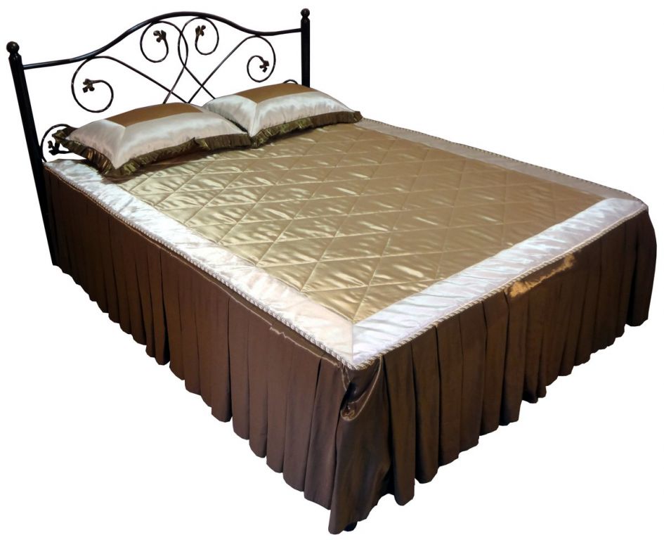 Фото Кровать двуспальная Алиса-1400 (СМ 140х200) основание металл трубка  от производителя Металл-Конструкция в Джанкое по цене 15 600 ₽