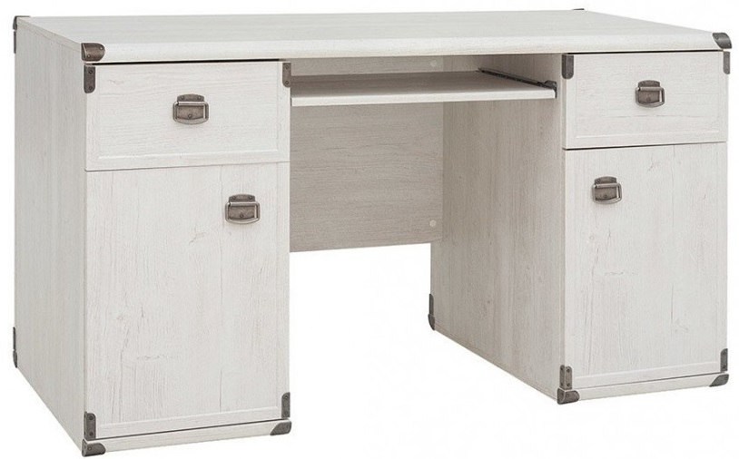 Фото Стол письменный Индиана JBIU2D2S от производителя Black Red White (БРВ) в Джанкое по цене 31&nbsp;670 ₽