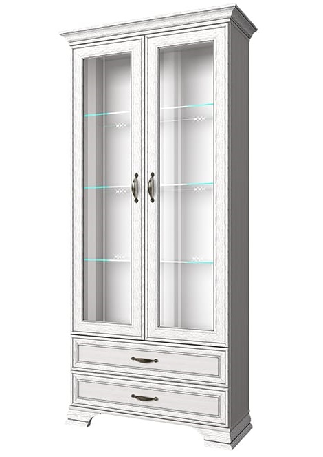 Фото Шкаф с витриной 2V2S Тиффани (Tiffany) от производителя Анрэкс в Джанкое по цене 34 770 ₽