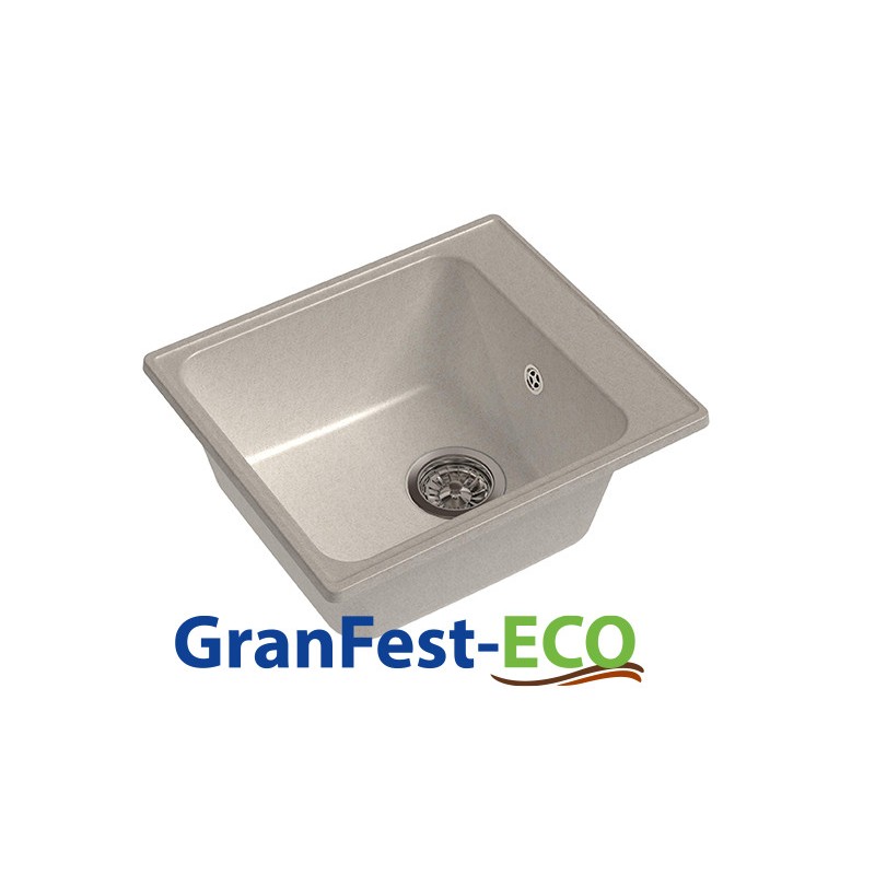 Фото Мойка Granfest eco-17 (ГР 420х480хh200) (шир.ящ.min 400) без сифона от производителя Granfest в Джанкое по цене 2 640 ₽