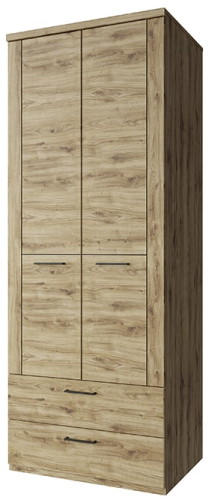 Фото Шкаф 2DG2S Дорсет (Doorset) (80) двухдверный от производителя Анрэкс в Джанкое по цене 25 870 ₽