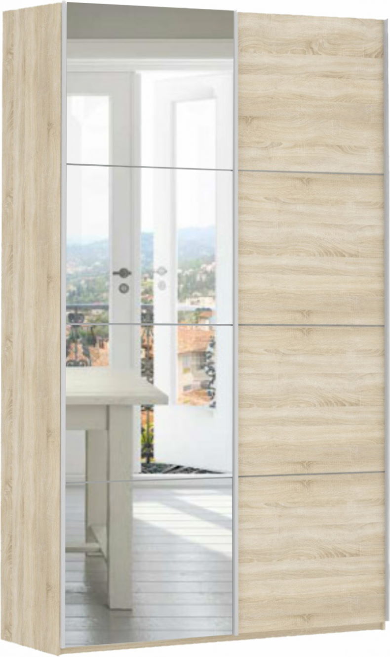 Фото Шкаф-купе Прайм (1,4 - 2 двери) от производителя Мебельная компания Е1 в Джанкое по цене 35 210 ₽