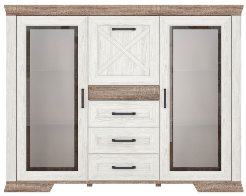 Фото Тумба Marselle KOM2W3S1K от производителя Black Red White (БРВ) в Джанкое по цене 44 750 ₽