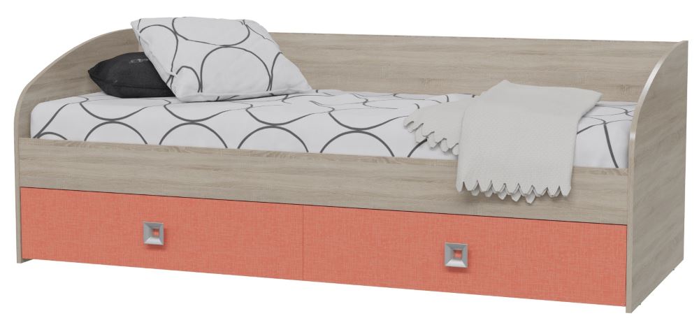 Фото Кровать односпальная Сити с ящиками (СМ 80х200)  от производителя Гранд Кволити в Джанкое по цене 15 940 ₽