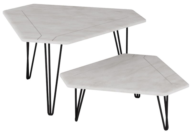 Фото Стол журнальный Тет-а-тет (2шт) от производителя Калифорния в Джанкое по цене 9&nbsp;420 ₽