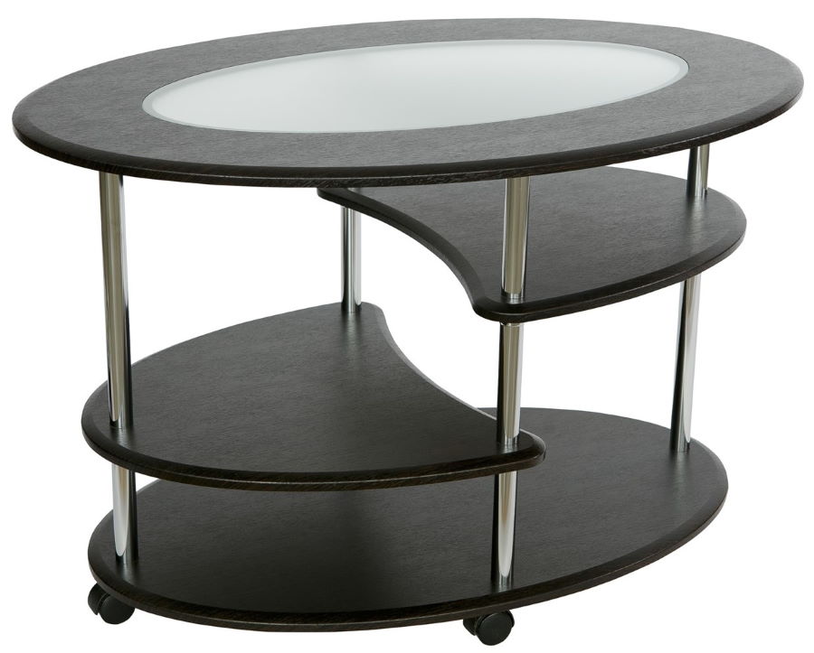 Фото Стол журнальный Эллипс (стекло) от производителя Калифорния в Джанкое по цене 9&nbsp;060 ₽