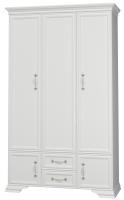 Шкаф Грация ШР-3 (133) без зеркал трехдверный (белый, белый ,(Браво-мебель)) в Джанкое от производителя 