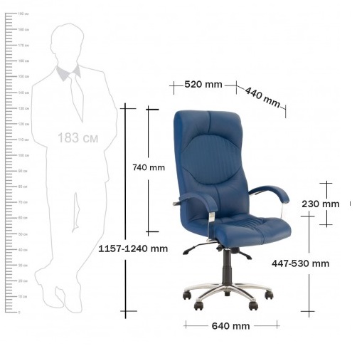 Фото Кресло для руководителя Гермес (Germes) аnifix (алюминий) от производителя Новый стиль в Джанкое по цене 20 100 ₽
