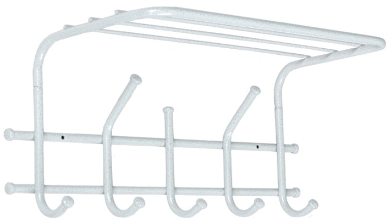 Фото Вешалка с полкой Эра 5 от производителя Завод металлических изделий в Джанкое по цене 570 ₽