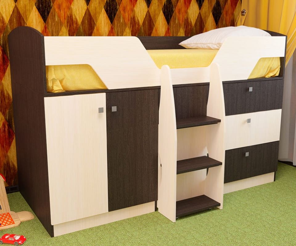 Фото Кровать детская Лимбо (СМ 80х180) от производителя Пирамида в Джанкое по цене 19&nbsp;480 ₽