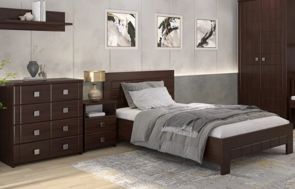 Фото Кровать двуспальная Изабель ИЗ-712К (СМ 160х200) без основания от производителя Компасс в Джанкое по цене 20&nbsp;320 ₽