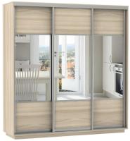 Шкаф-купе Экспресс Трио Комби (1,8х0,6х2,4 - 3 двери) в интернет магазине Планета Комфорта Фото shkaf-kupe-v-prikhozhuyu шкаф-купе экспресс трио комби (1,8х0,6х2,4 - 3 двери) производитель Мебельная компания Е1