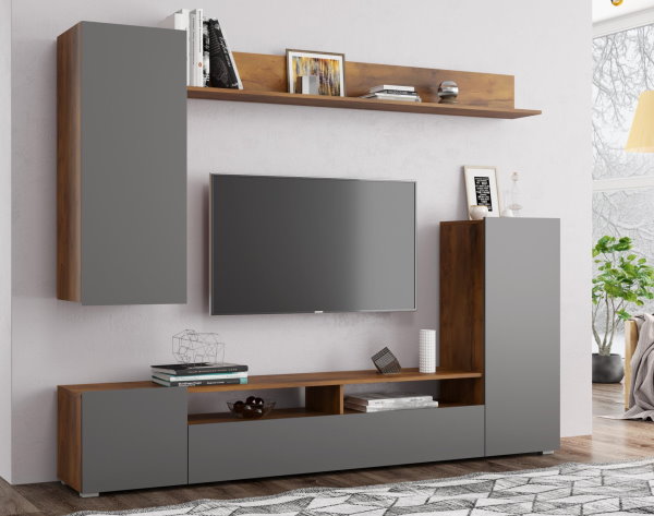 Фото Шкаф МЦН Прага-3 в Джанкое по цене 14 520 ₽ от производителя Олмеко, код товара 2000002275145, 2000002275152, 2000002275169 шт Фото Шкаф МЦН Прага-3 от производителя Олмеко в Джанкое по цене 14 520 ₽