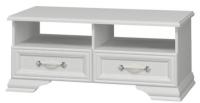 Тумба для ТВ Грация (2 ящ) (белый, белый (Браво-мебель) ) в Джанкое от производителя 