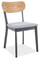 Стул Signal Vitro ( Обивка стула:ткань, графит/дуб, серый (Signal) ) в Джанкое от производителя 
