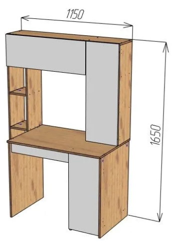Фото Стол компьютерный СК-64  от производителя Пирамида в Джанкое по цене 8 860 ₽