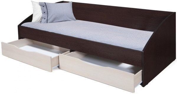 Фото Кровать односпальная Фея-3 (симметричная) (СМ 90х200) с основанием от производителя Олмеко в Джанкое по цене 14&nbsp;030 ₽