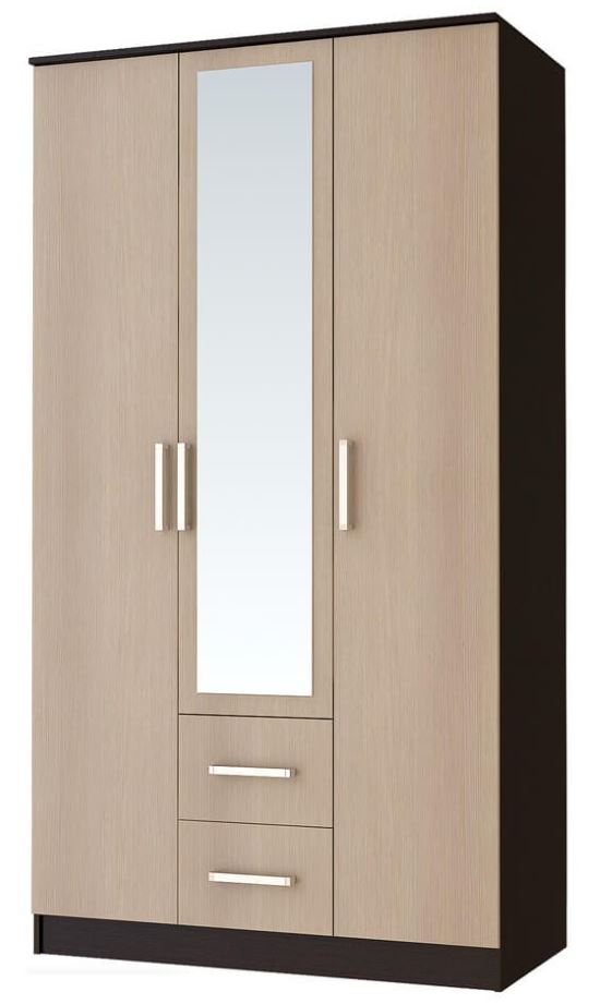 Фото Шкаф Фиеста (120) трехдверный от производителя БТС  в Джанкое по цене 13&nbsp;360 ₽