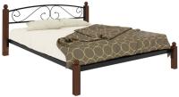 Фото metallicheskie-krovati кровать двуспальная вероника lux (см 180х190) трубка металл производитель Милсон