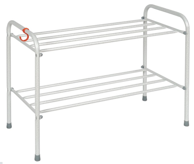 Фото Подставка для обуви 2-х полочная 80 в Джанкое по цене 1 280 ₽ от производителя Завод металлических изделий, код товара 2000001905463, 2000001905470, 2000001905487 шт Фото Подставка для обуви 2-х полочная 80 от производителя Завод металлических изделий в Джанкое по цене 1 280 ₽