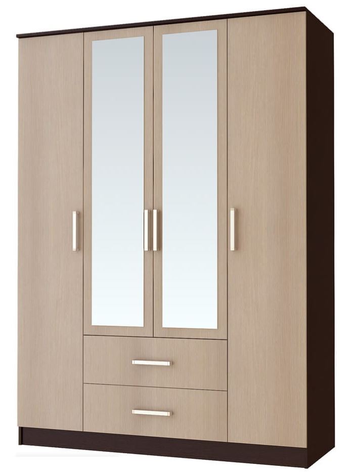 Фото Шкаф Фиеста (160) четырехдверный от производителя БТС  в Джанкое по цене 15&nbsp;590 ₽