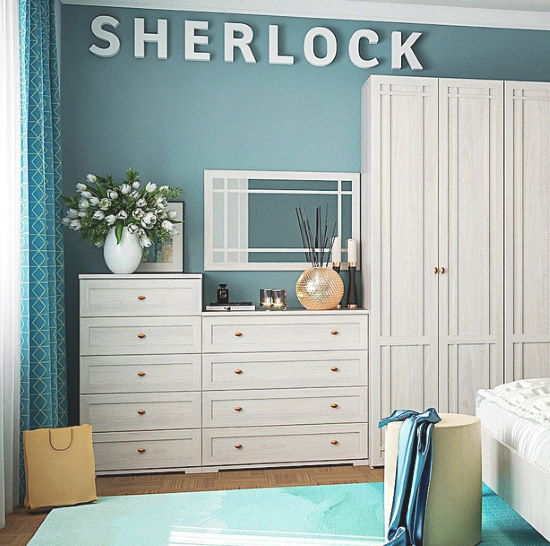 Фото Зеркало навесное Шерлок (Sherlock)-7 от производителя Глазов в Джанкое по цене 5 100 ₽