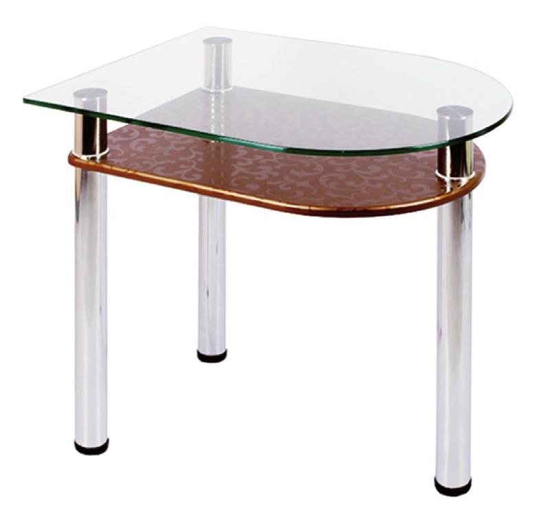 Фото Стол обеденный 4.4 с полкой  от производителя Мебель из стекла в Джанкое по цене 4 270 ₽