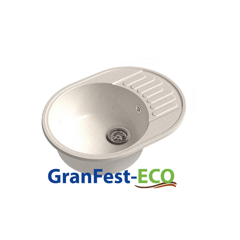 Фото Мойка Granfest eco-58 (ГР 620х480хh200) (шир.ящ.min 600) без сифона от производителя Granfest в Джанкое по цене 3 020 ₽
