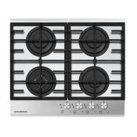 Варочная поверхность газовая 4-х комф. MGHG 64 22 (590х520) (Материал Металл/Стекло , Цвет Маталлик/Черный) в Джанкое от производителя 