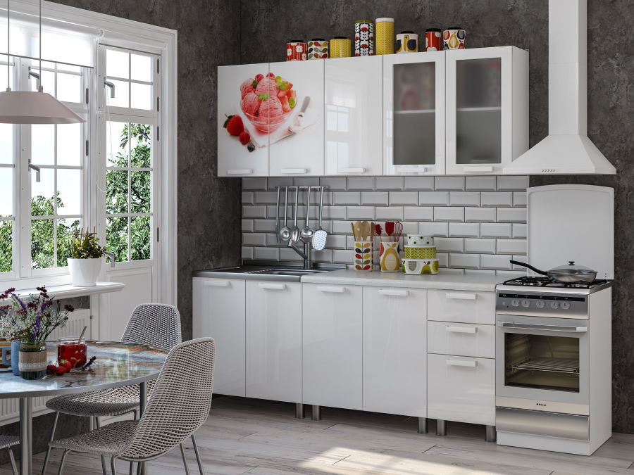 Фото Кухня Айс-крим (2,0) от производителя БТС  в Джанкое по цене 35 660 ₽