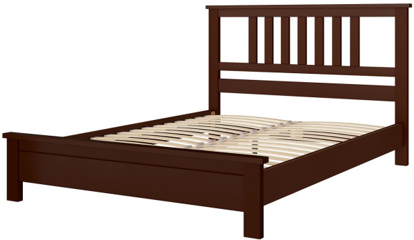 Фото Кровать двуспальная Лаура (СМ 140х200) без основания с универсальными царгами от производителя Браво-мебель в Джанкое по цене 18 430 ₽