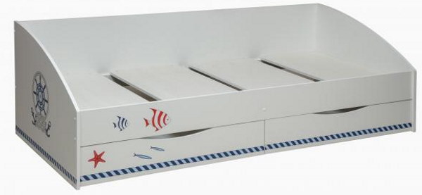 Фото Кровать односпальная Фея-3 (симметричная) (СМ 90х200) с основанием от производителя Олмеко в Джанкое по цене 14 030 ₽