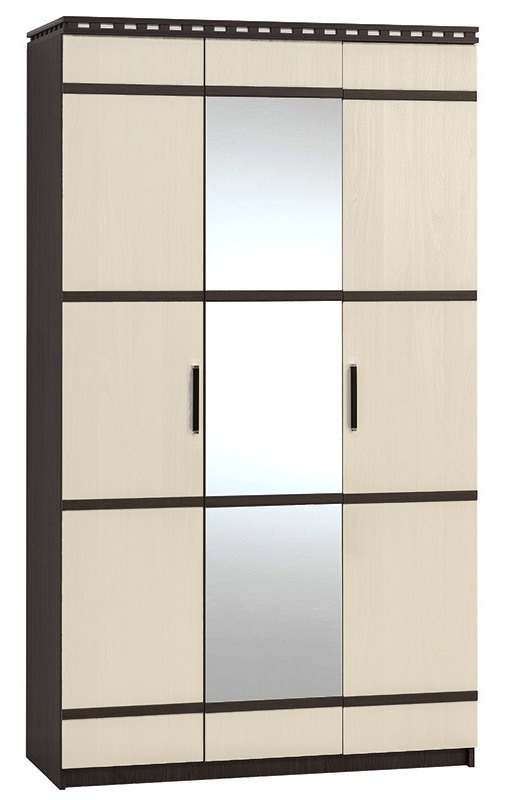 Фото Шкаф Ольга-13 (126) трехдверный  от производителя Фант-мебель в Джанкое по цене 18&nbsp;040 ₽