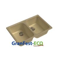 Мойка Granfest eco-15 (ГР 740х480хh200) (шир.ящ.min 720) без сифона (Цвет мойки черный) в Джанкое от производителя в интернет магазине Планета Комфорта Мойка Granfest eco-15 (ГР 740х480хh200) (шир.ящ.min 720) без сифона (Цвет мойки черный) в Джанкое от производителя