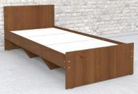 Кровать односпальная К-10 (СМ 80х200) комплектуется настилом ( 80х200 , ЛДСП , венге , без подъемного мех. , без ящиков , без матраса (Ромис) ) в Джанкое от производителя 
