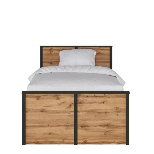 Фото Кровать односпальная Loft LOZ120x200 (СМ 120х200) с основанием от производителя Black Red White (БРВ) в Джанкое по цене 15 910 ₽