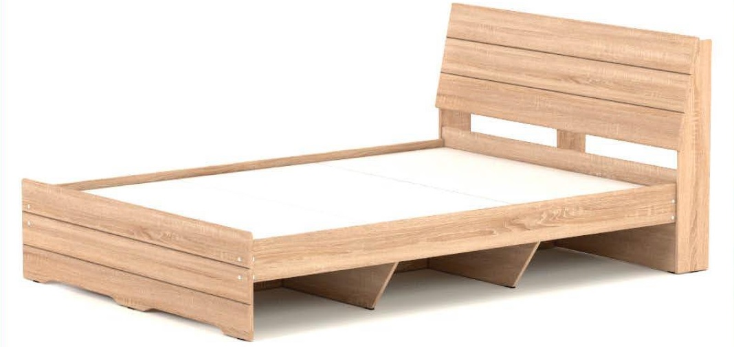 Фото Кровать односпальная К-18 (СМ 90х200) комплектуется настилом от производителя Ромис в Джанкое по цене 10 650 ₽